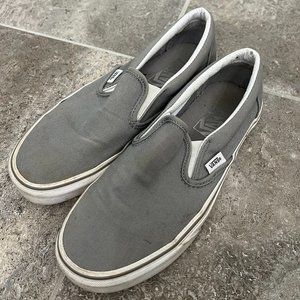 Grey Slip On Vans